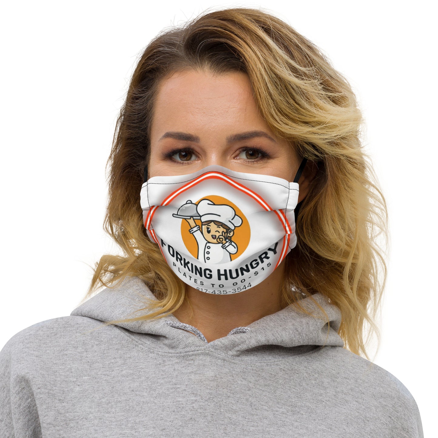 Forking Hungry face mask