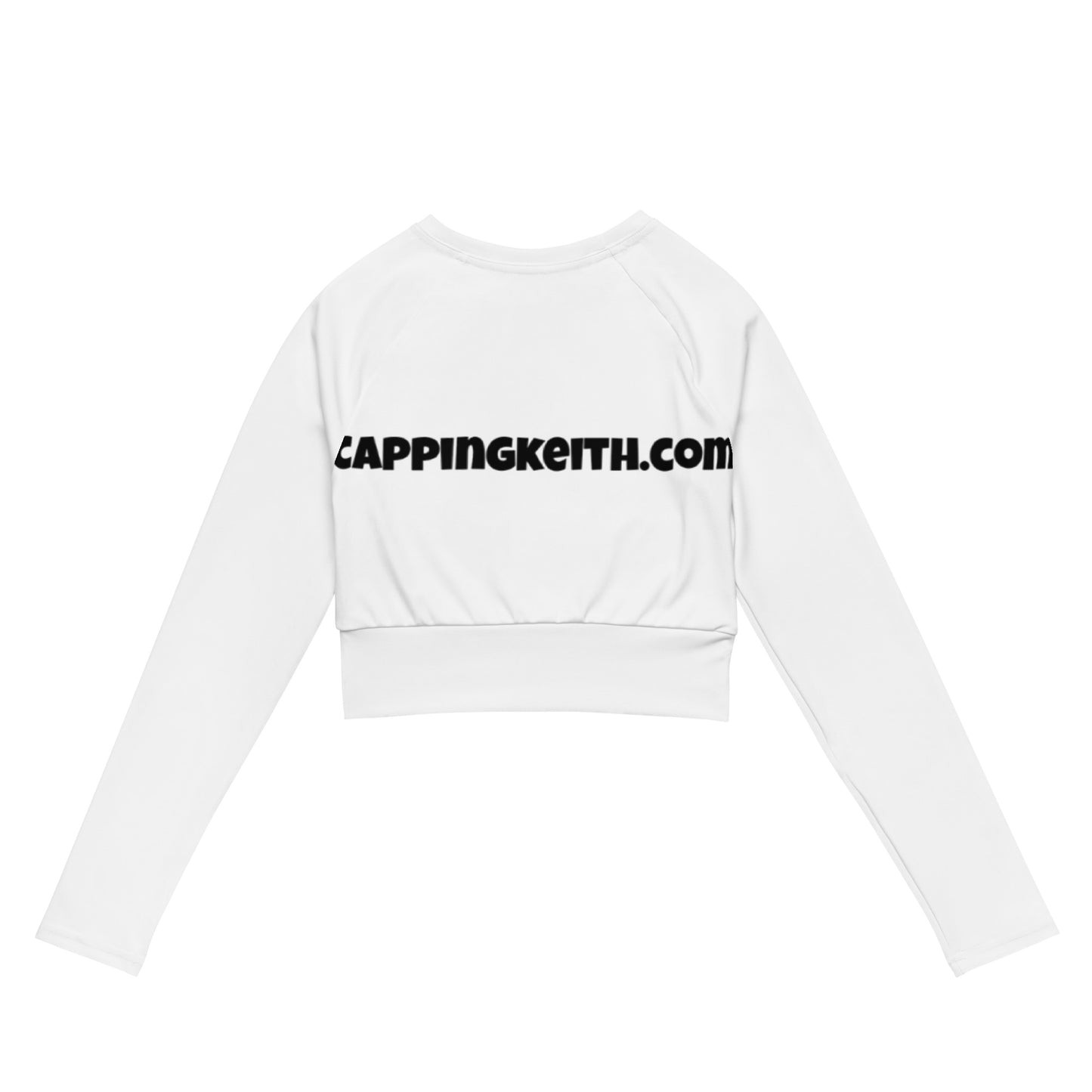 Capping Keith long-sleeve crop top