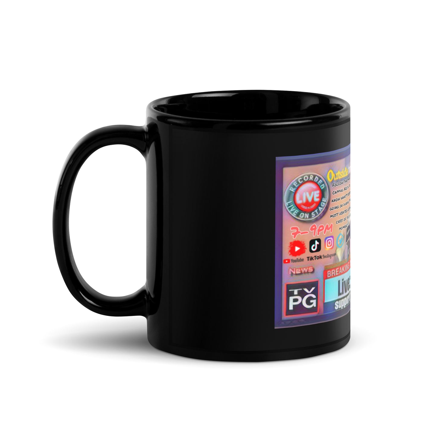 Black Glossy Mug