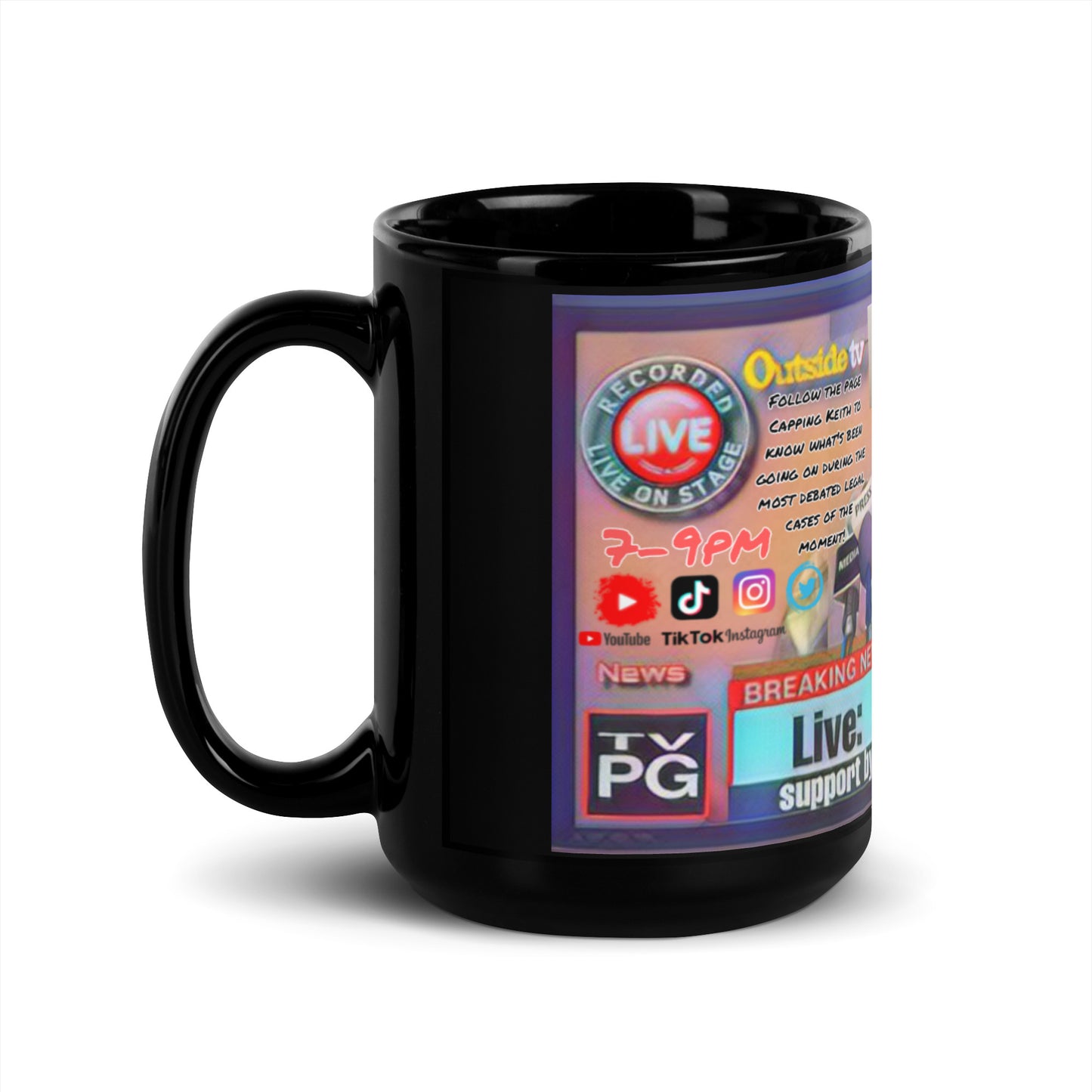 Black Glossy Mug
