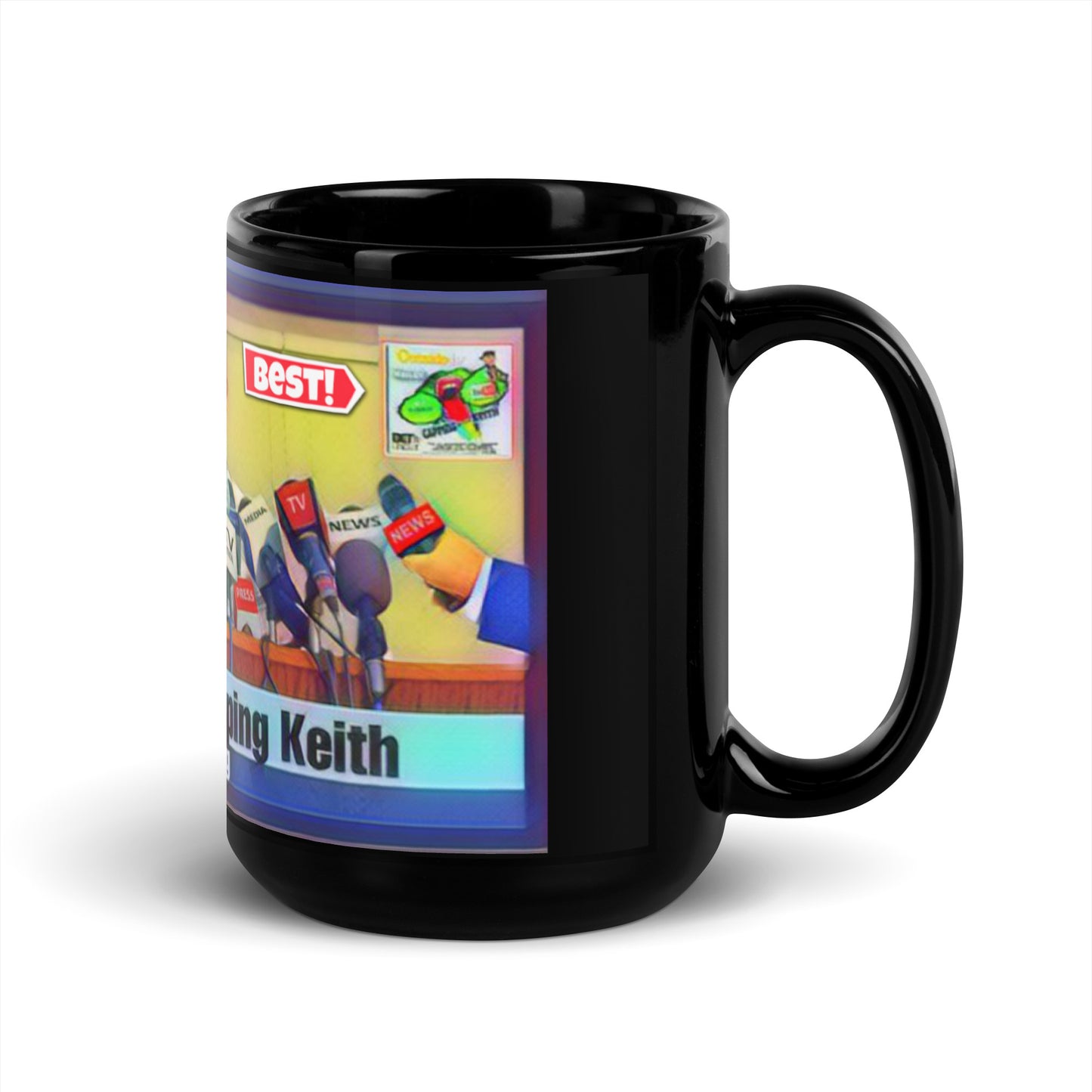 Black Glossy Mug