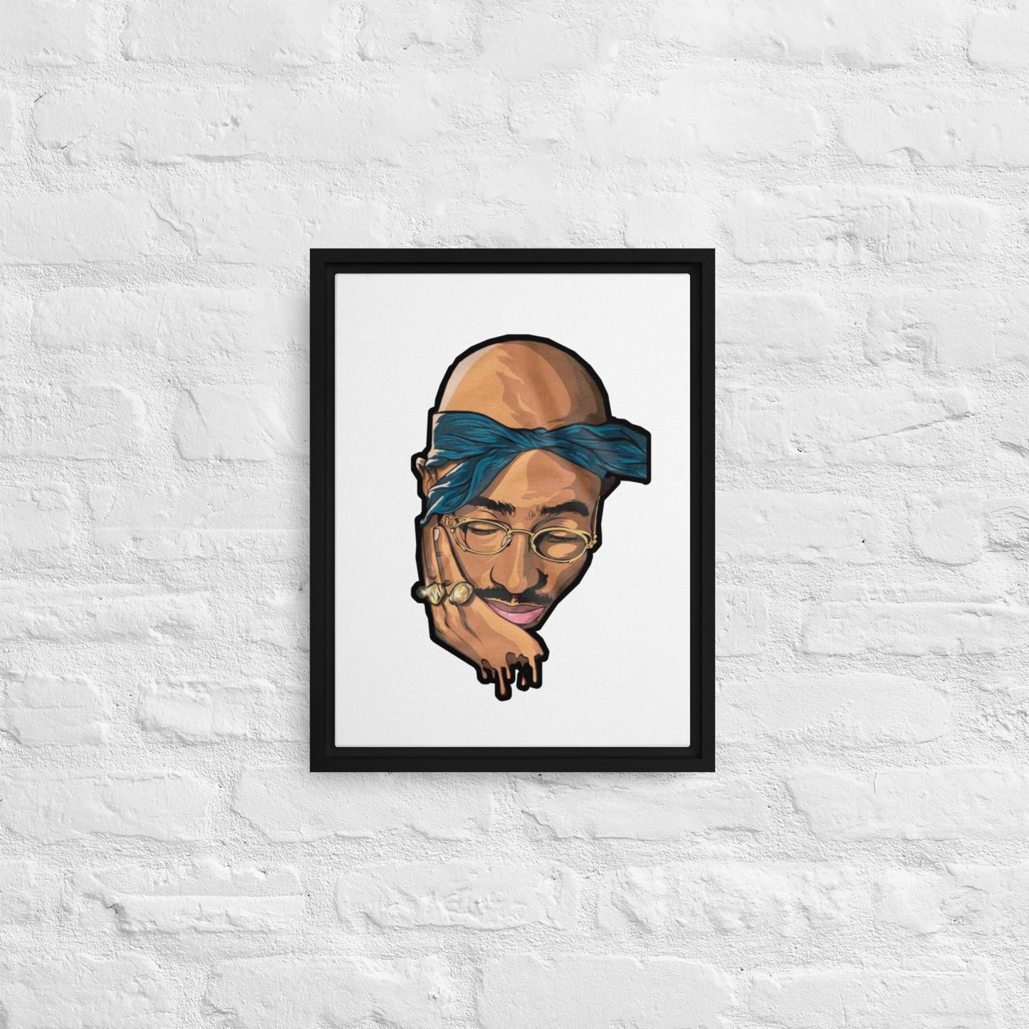 Tupac Framed canvas