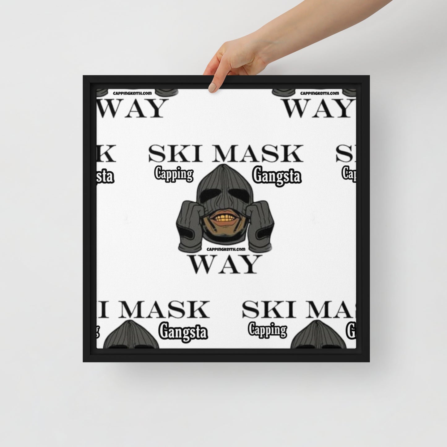 Capping Gangsta Framed canvas