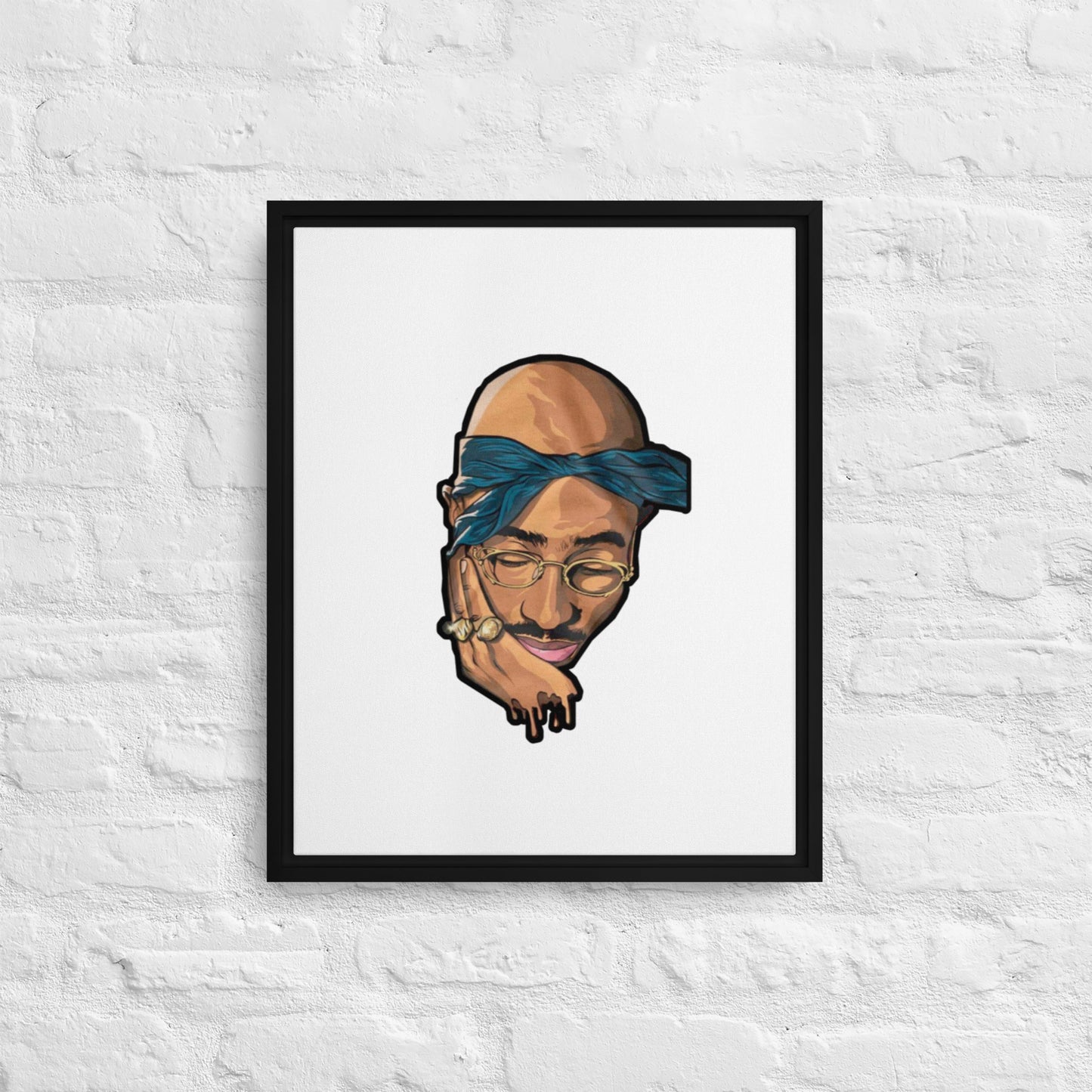 Tupac Framed canvas