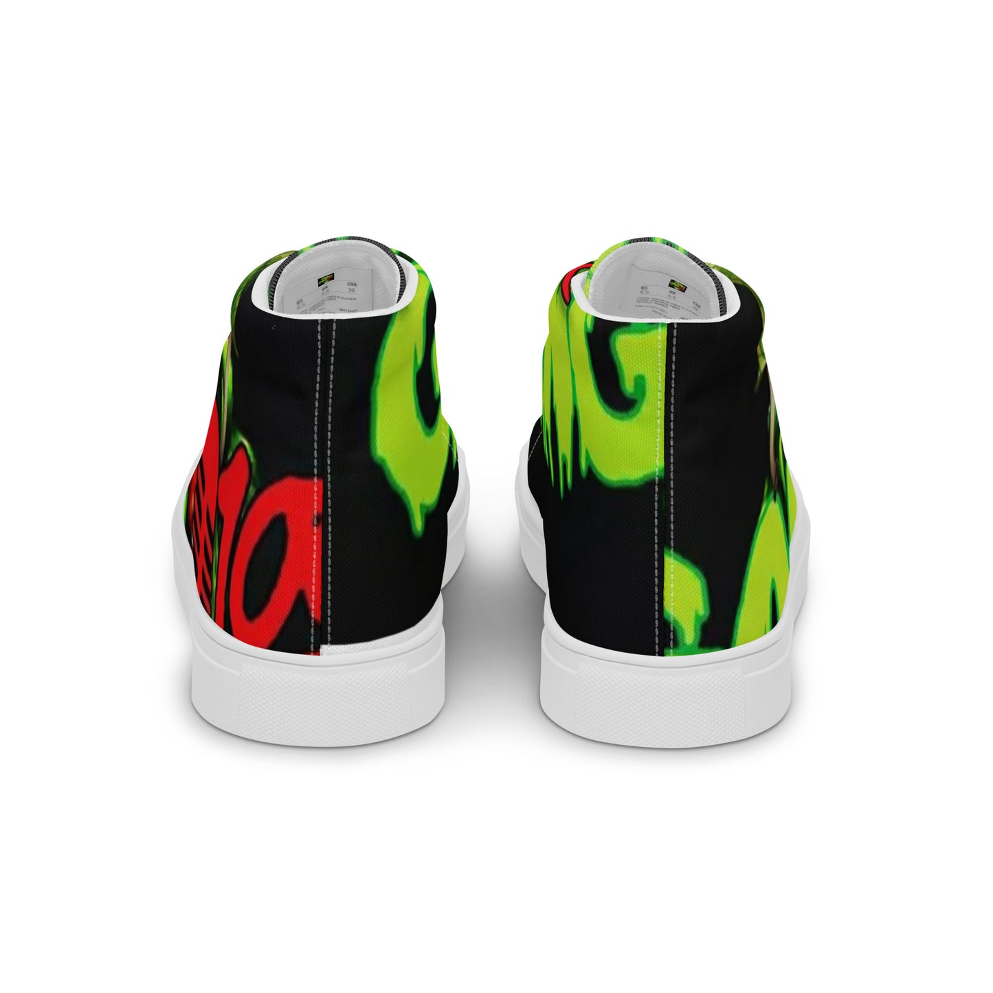 Goo Gang high top canvas shoes