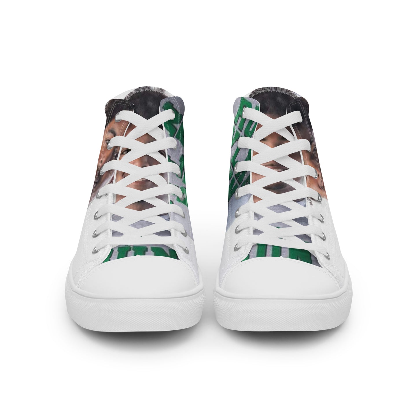Run Dylan Run high top canvas shoes