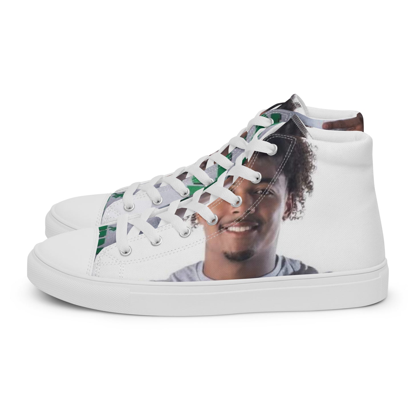Run Dylan Run high top canvas shoes