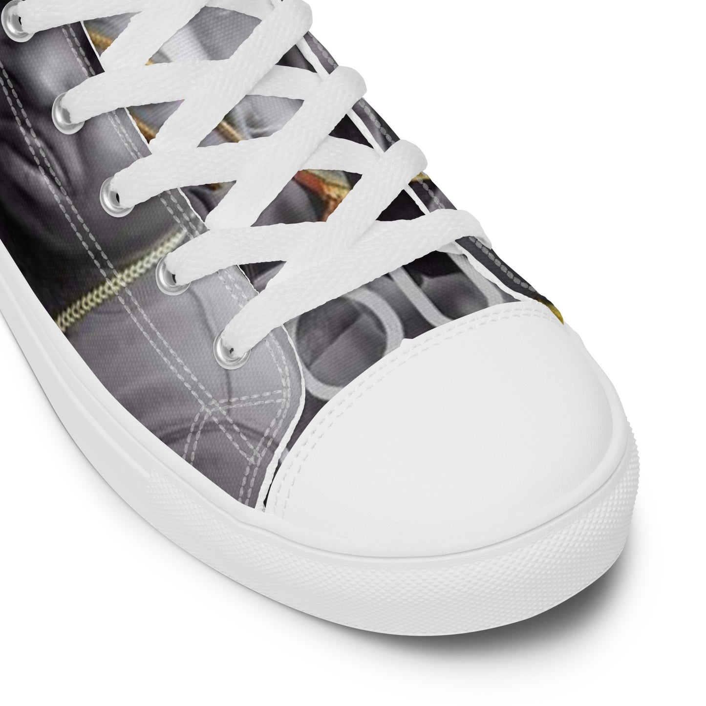 Young Row Men’s high top canvas shoes