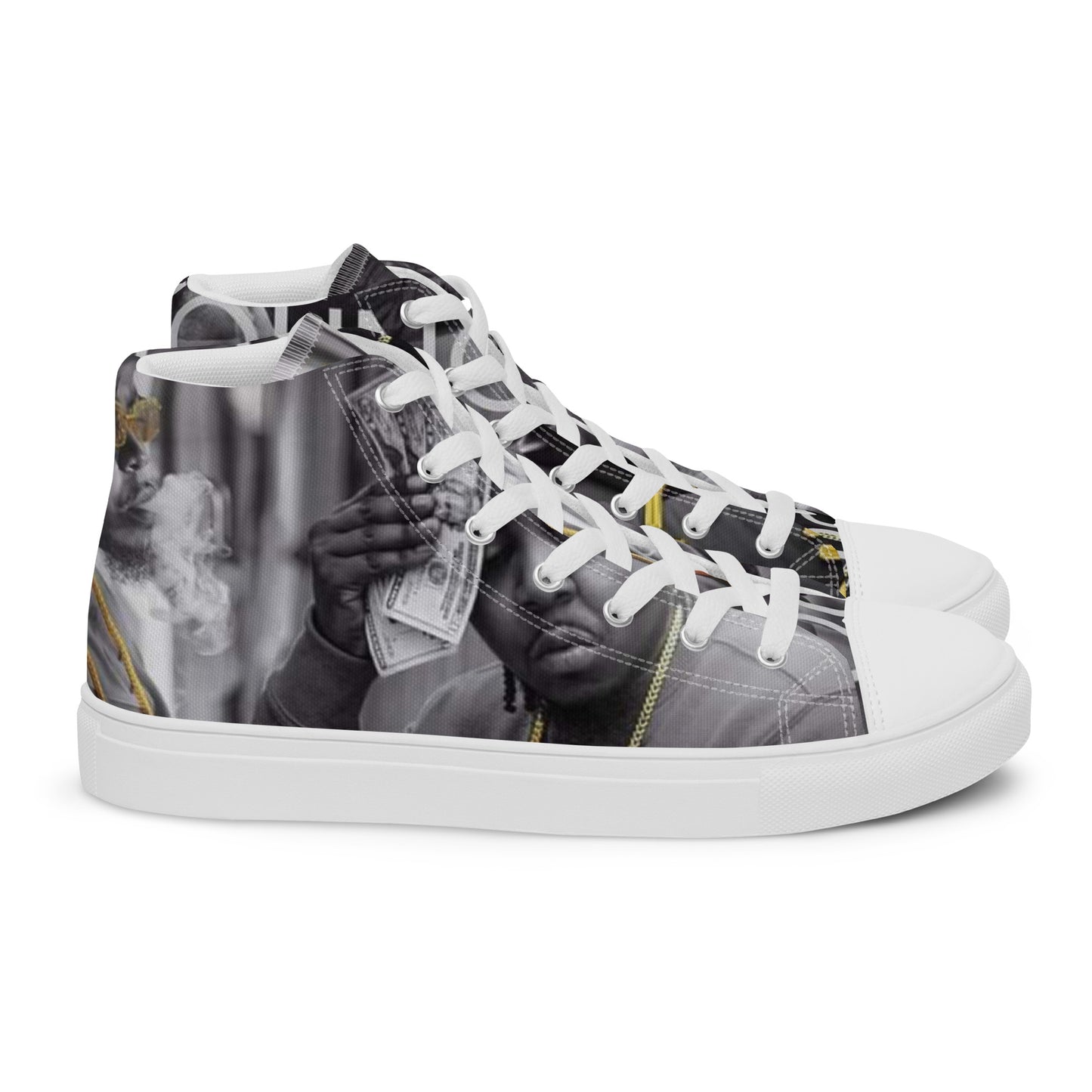 Young Row Men’s high top canvas shoes