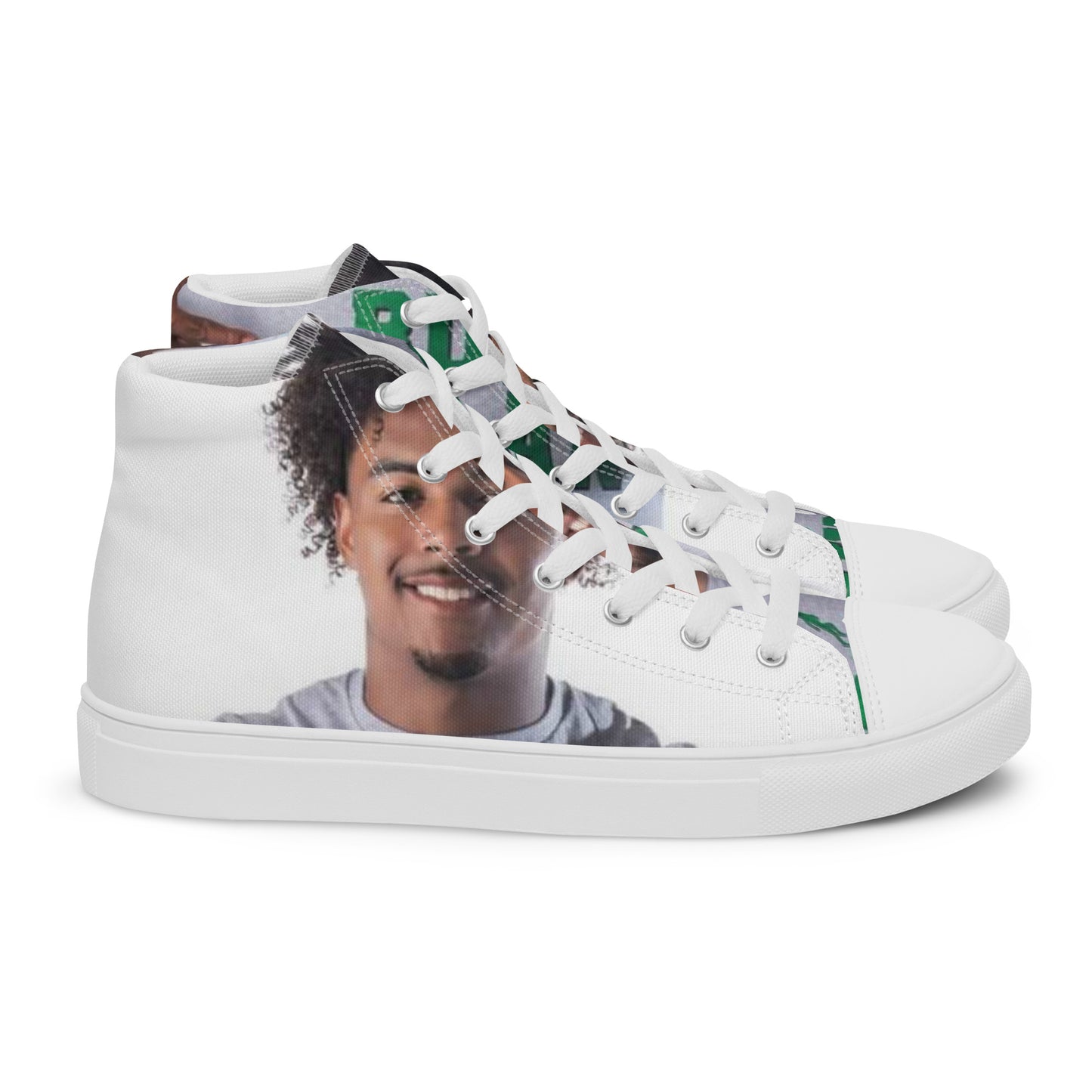 Run Dylan Run high top canvas shoes