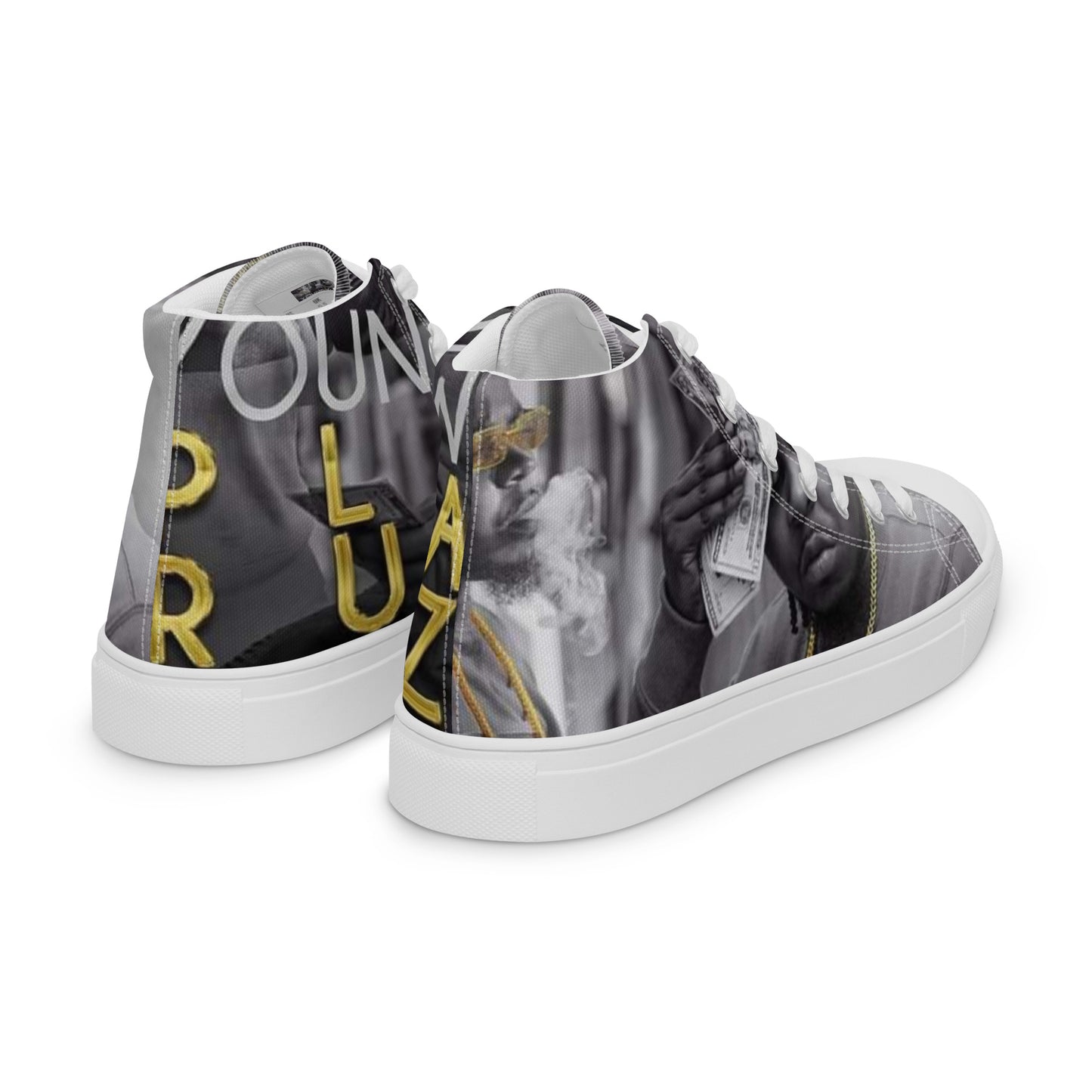 Young Row Men’s high top canvas shoes