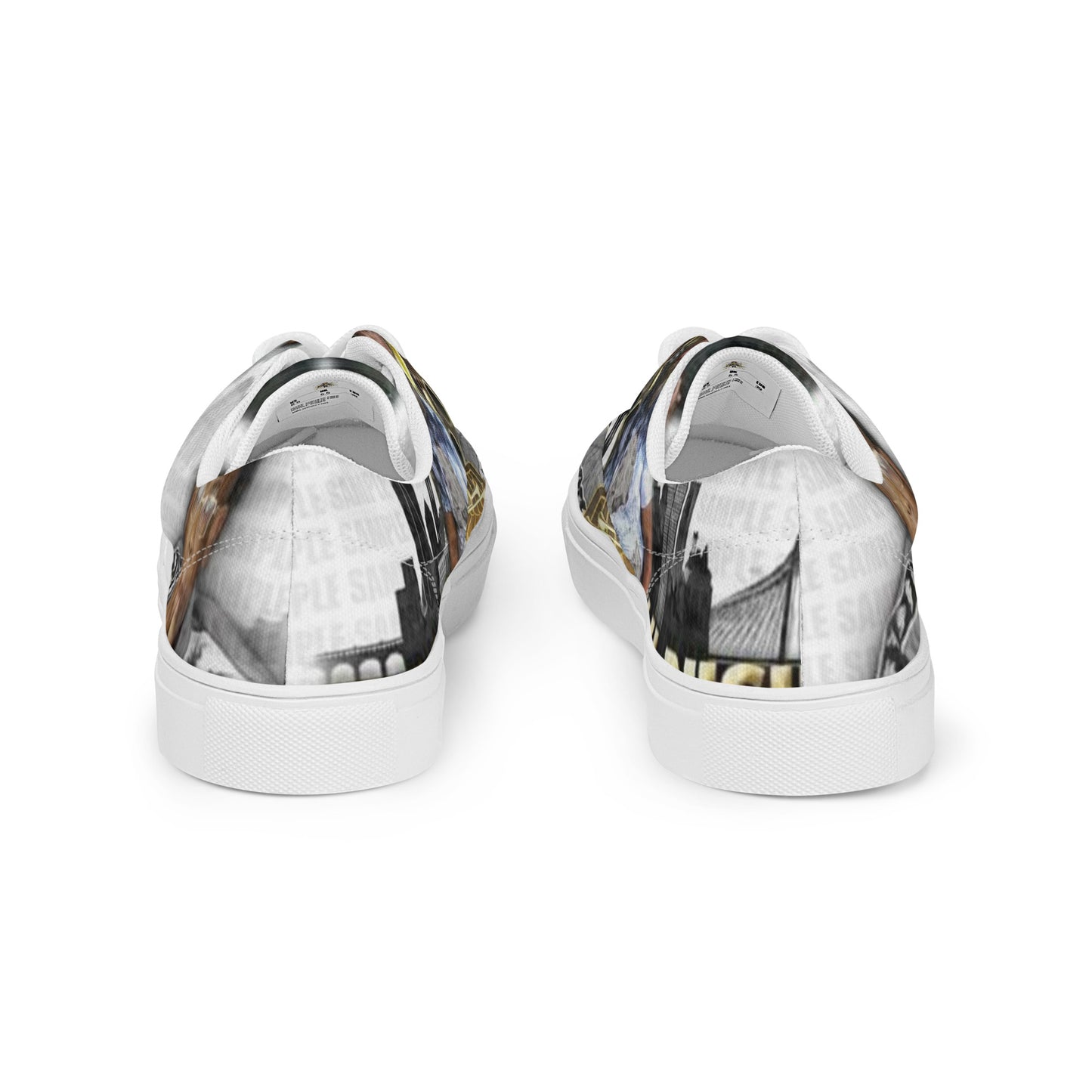 Men’s lace-up canvas shoes