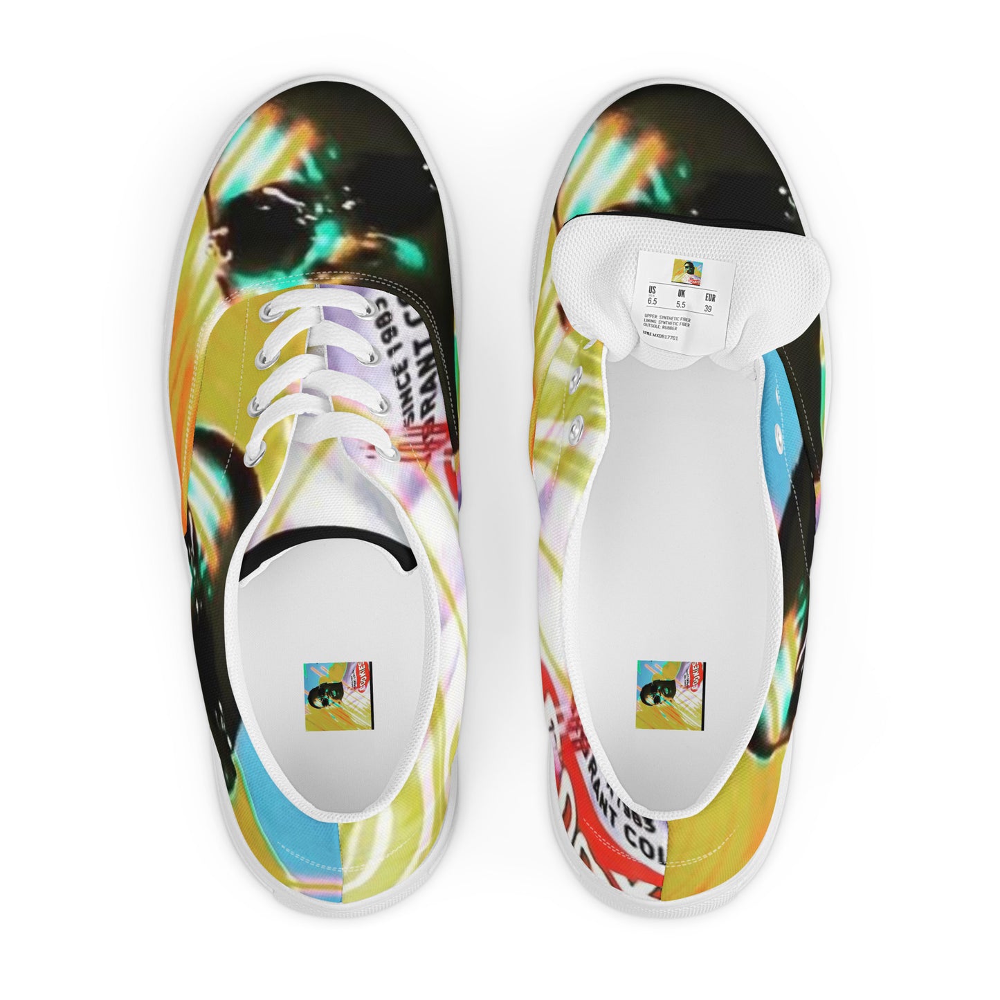 Men’s lace-up canvas shoes