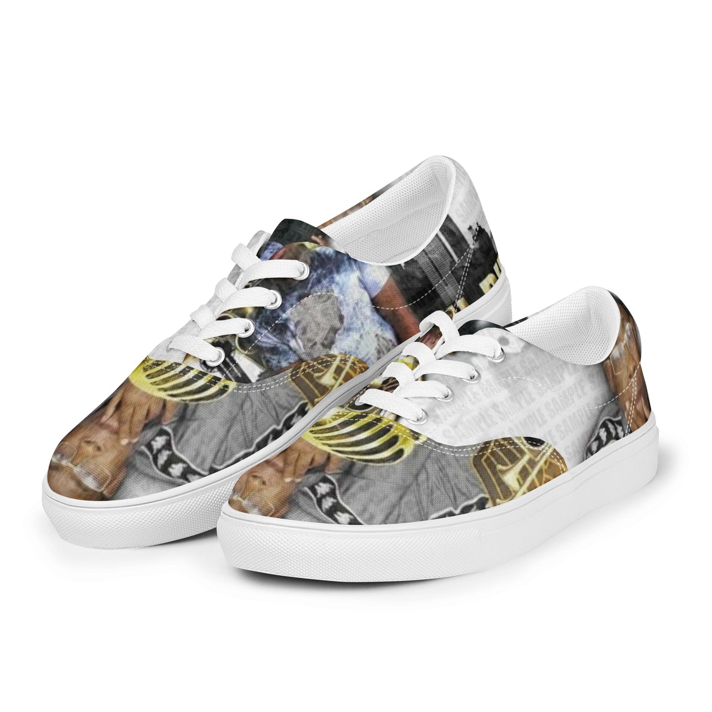 Men’s lace-up canvas shoes
