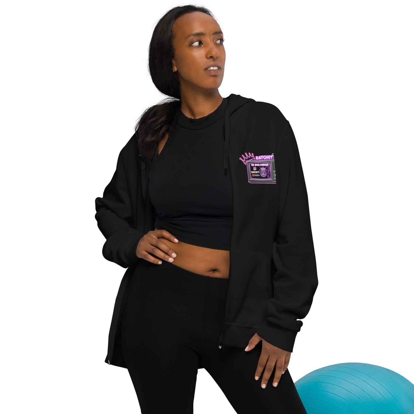 Ratchet TV zip hoodie