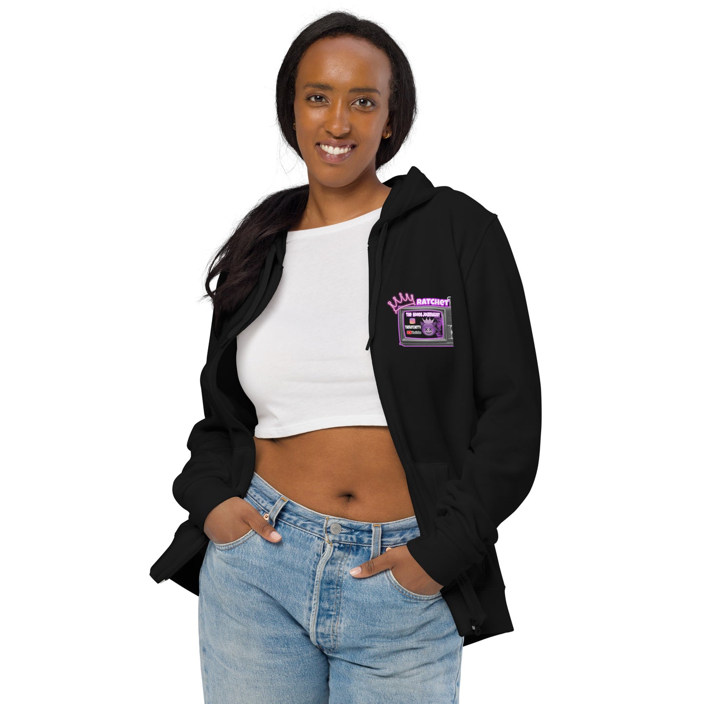 Ratchet TV zip hoodie