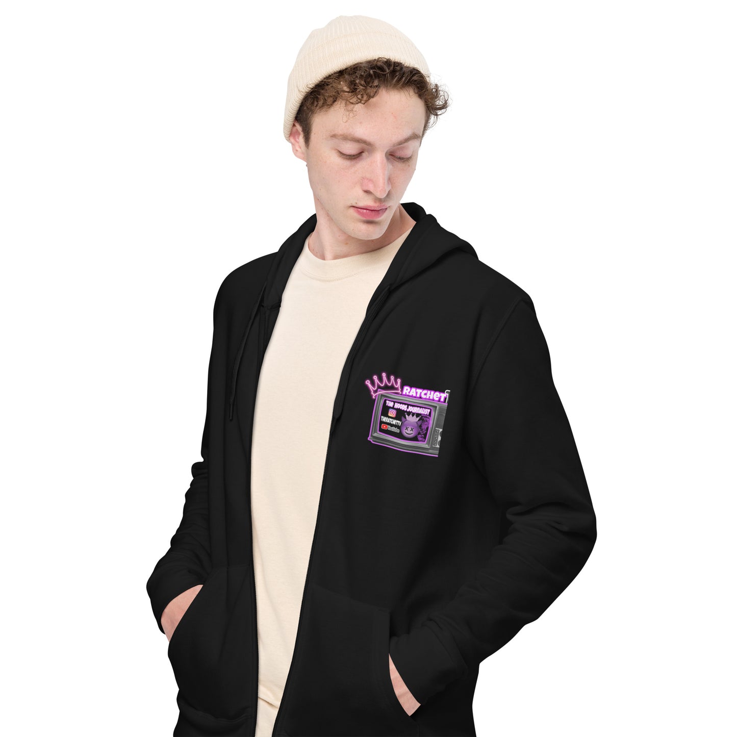 Ratchet TV zip hoodie
