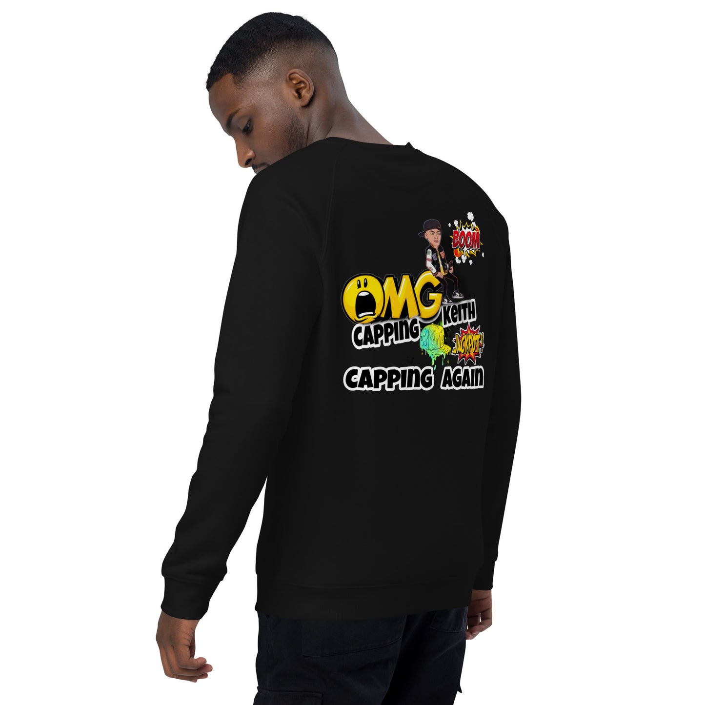 Capping Keith raglan sweatshirt