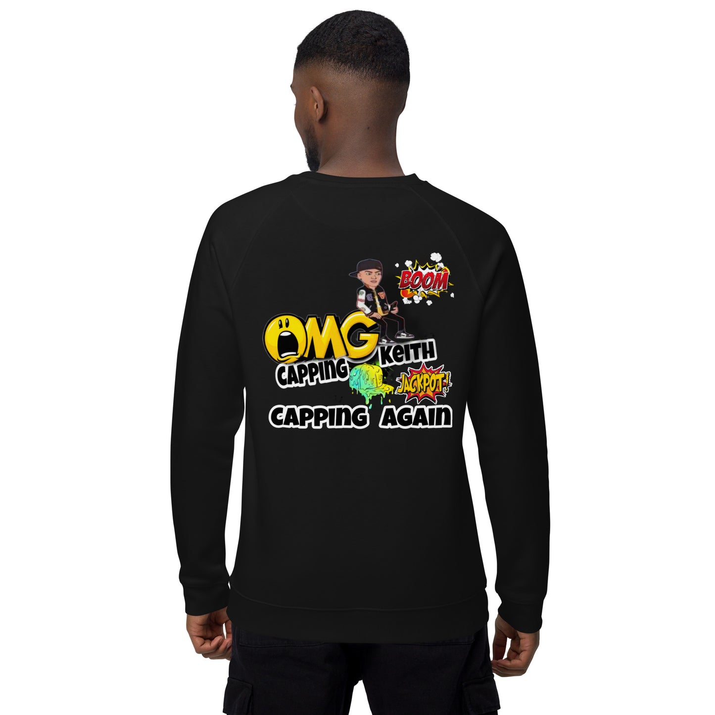 Capping Keith raglan sweatshirt