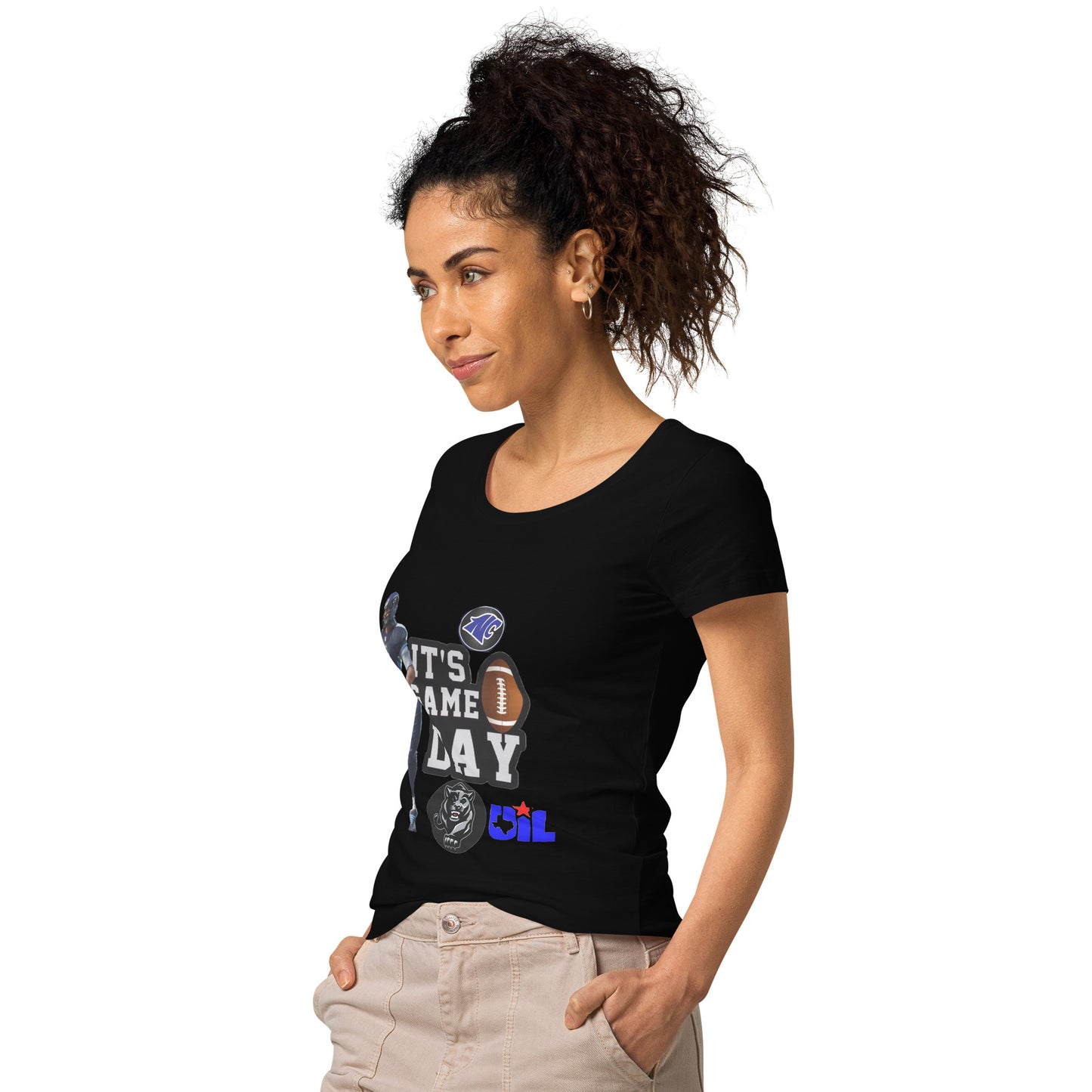 North Crowley Football Women’s basic organic t-shirt