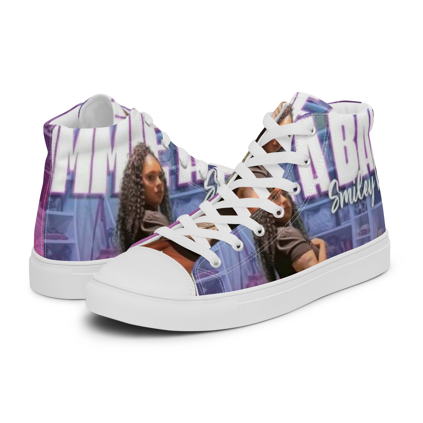 Women’s high top canvas shoes