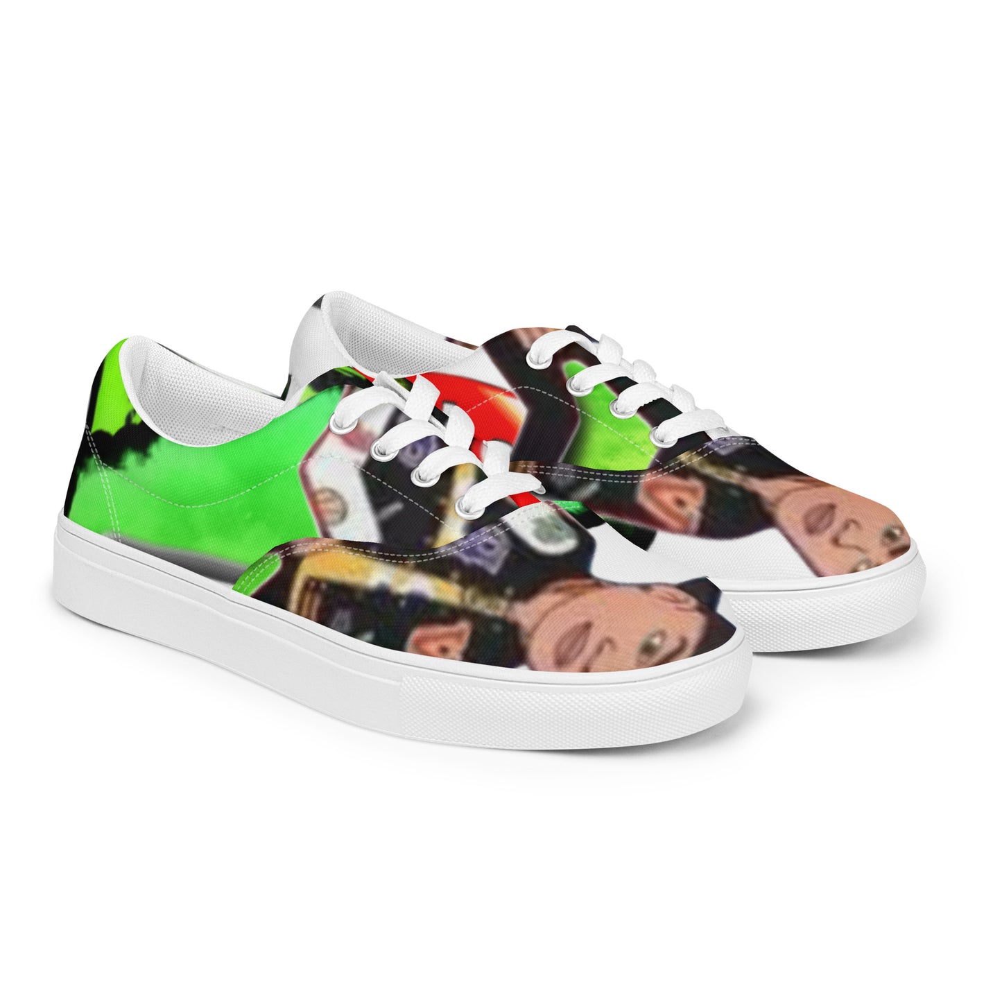 Capping Keith lace-up canvas shoes
