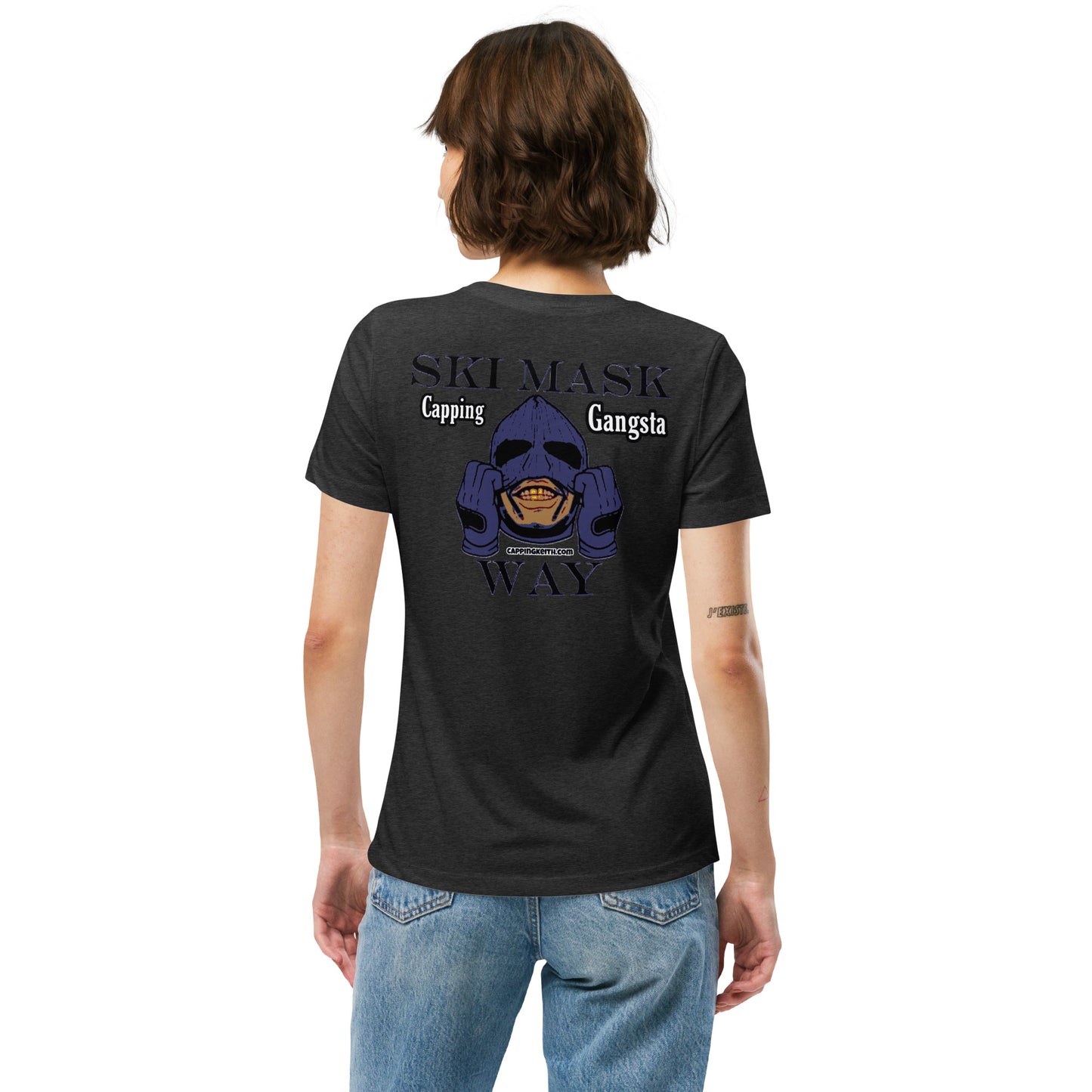 Capping Gangsta relaxed tri-blend t-shirt