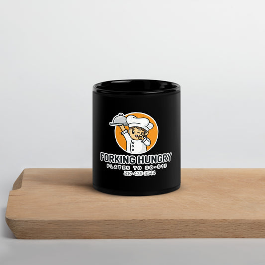 Forking Hungry Glossy Mug