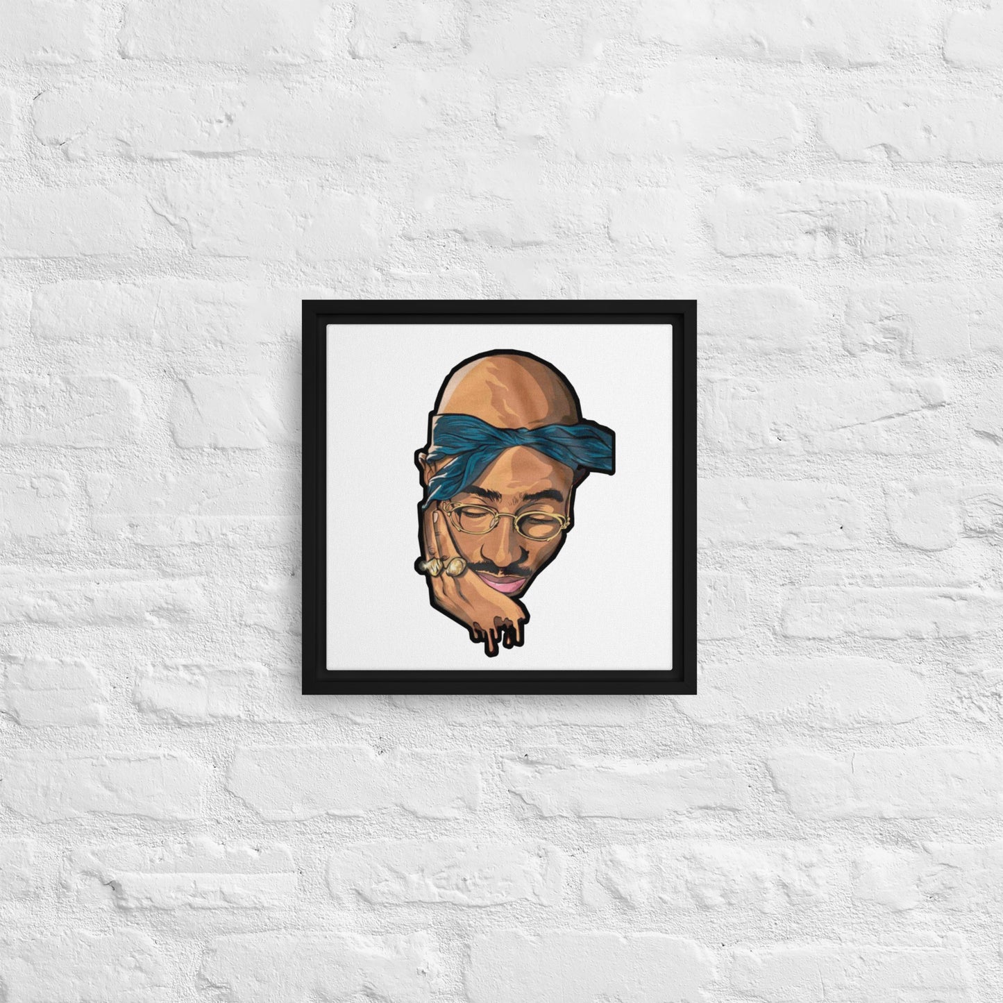 Tupac Framed canvas