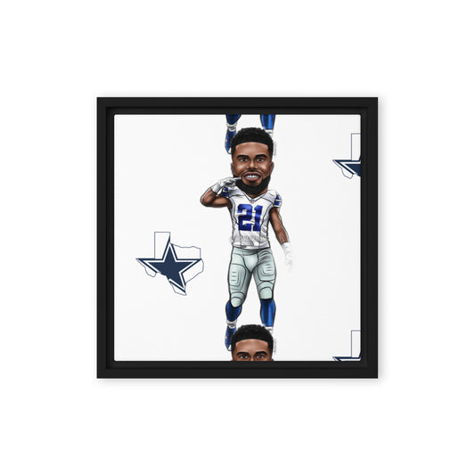 Dallas Framed canvas