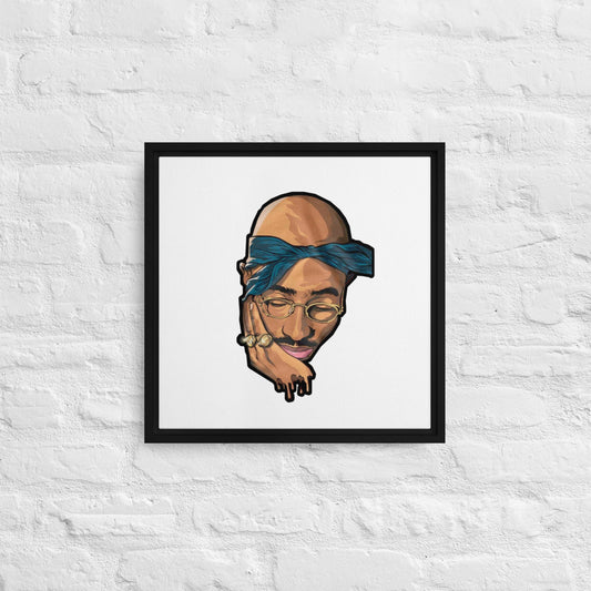 Tupac Framed canvas