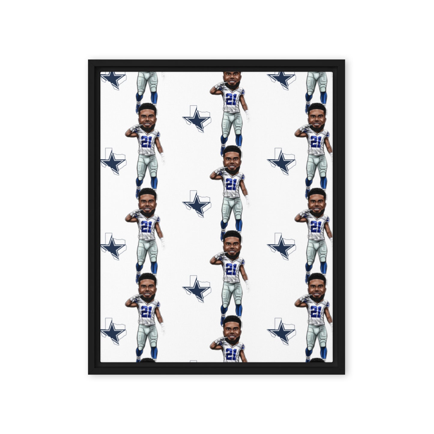 Dallas Framed canvas