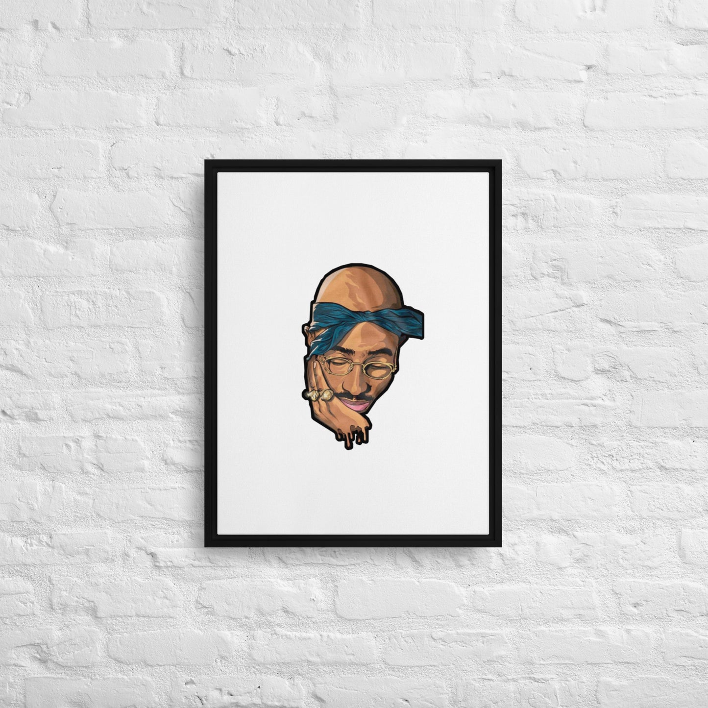 Tupac Framed canvas