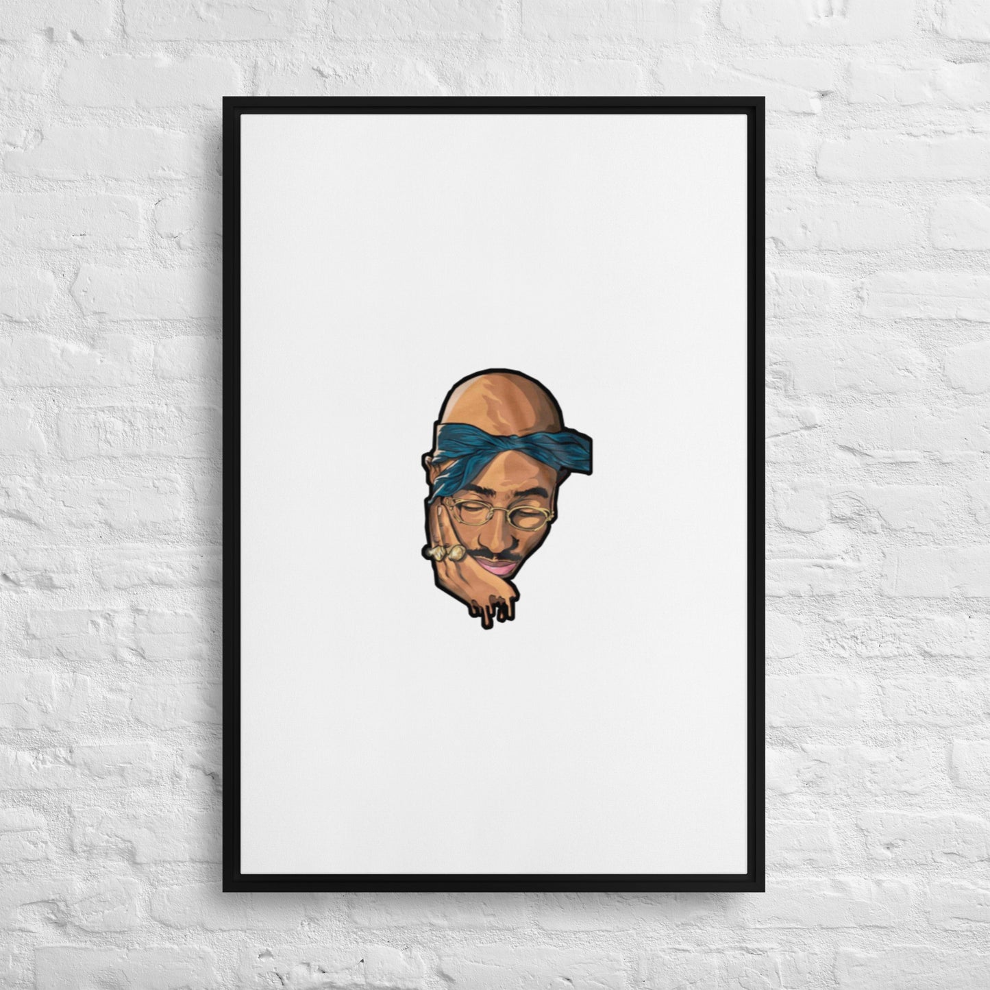 Tupac Framed canvas