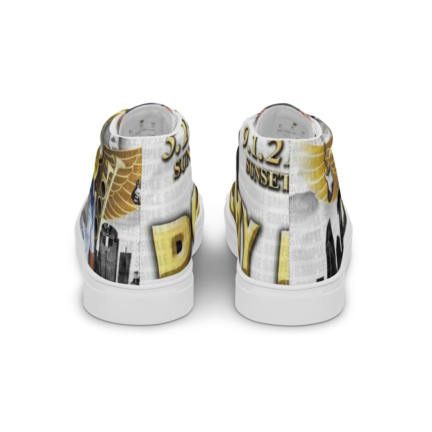 Ducky P high top canvas shoes