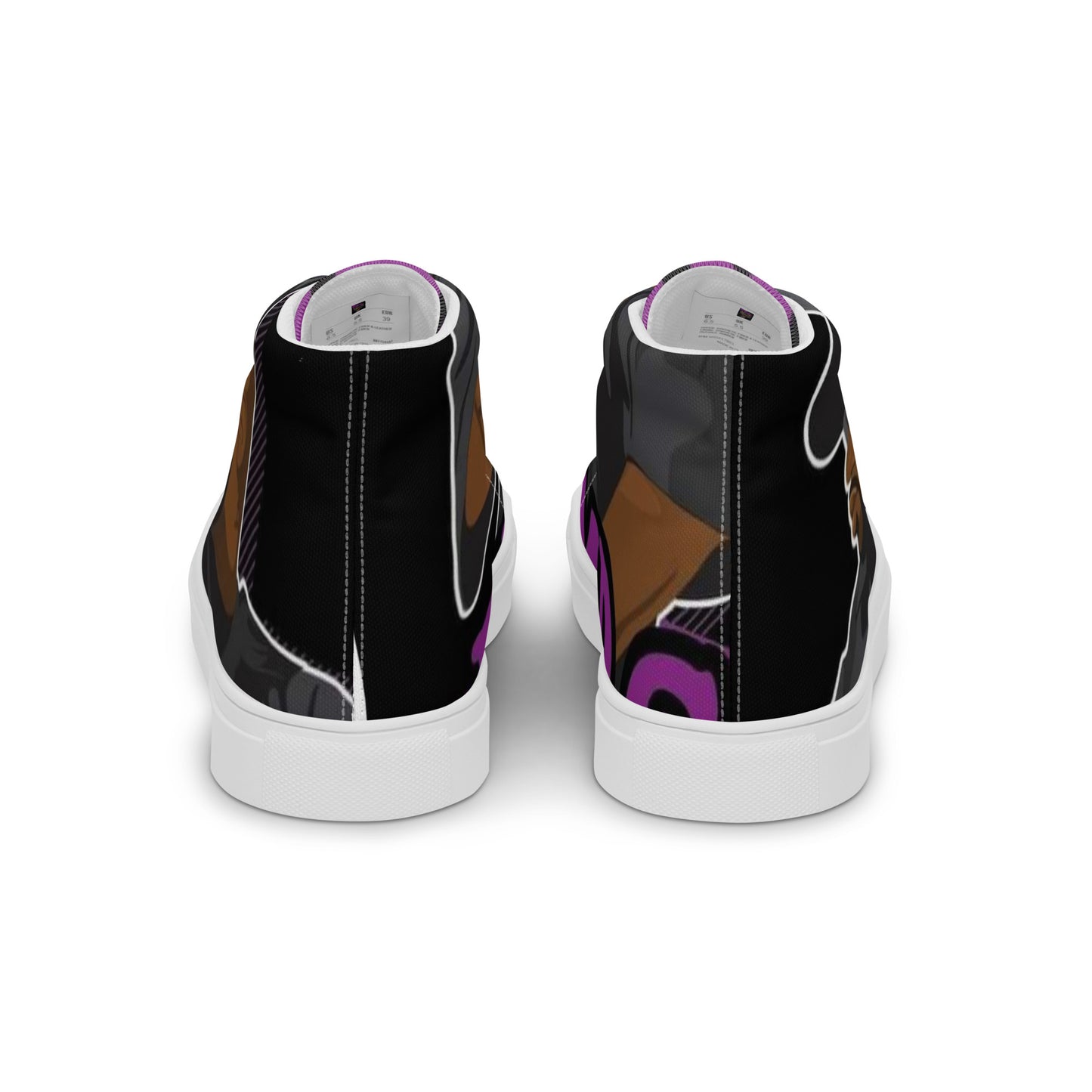 Pimp C Men’s high top canvas shoes