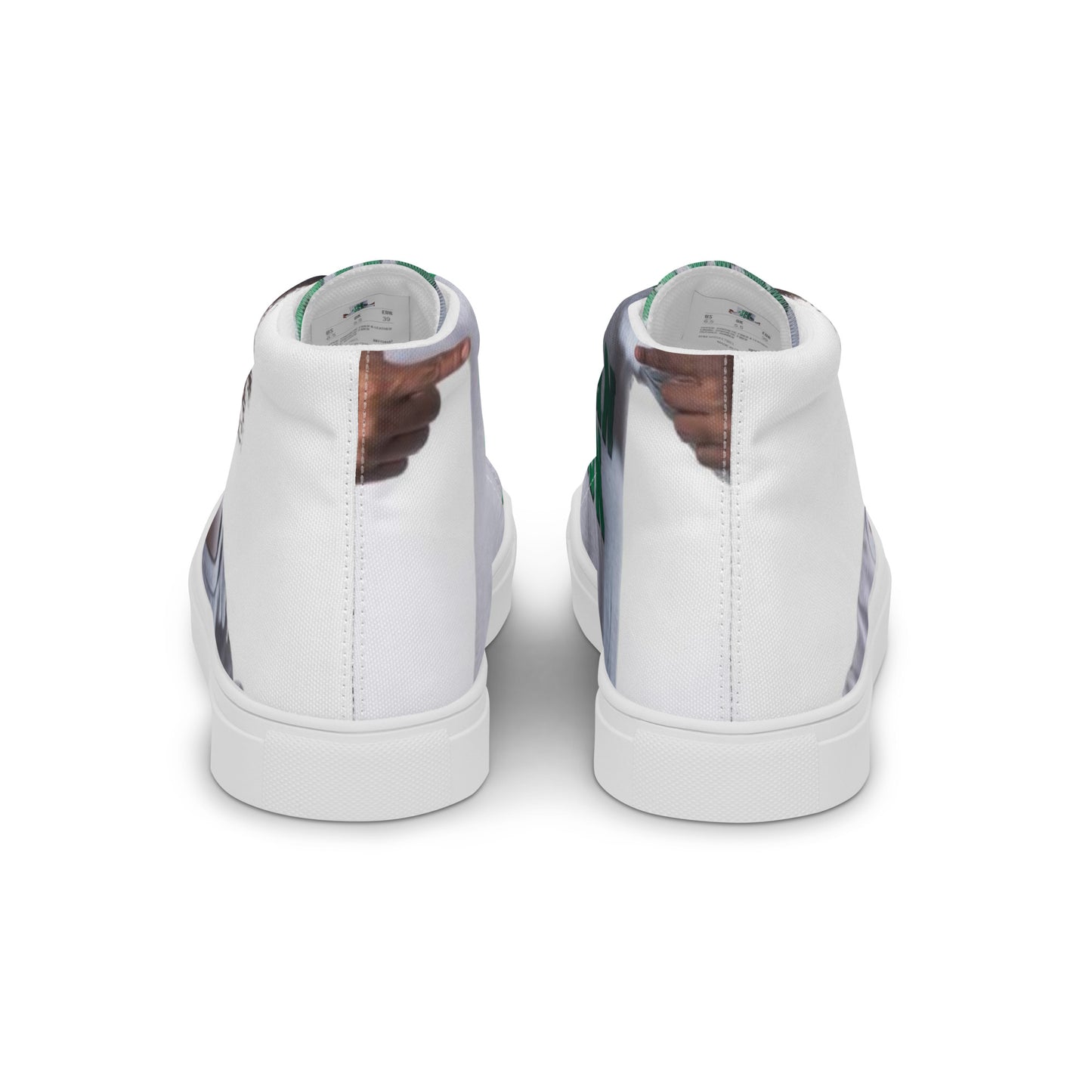 Run Dylan Run high top canvas shoes
