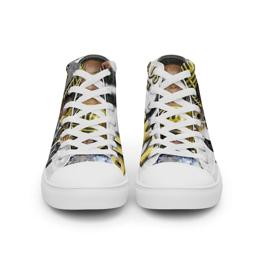 Ducky P high top canvas shoes