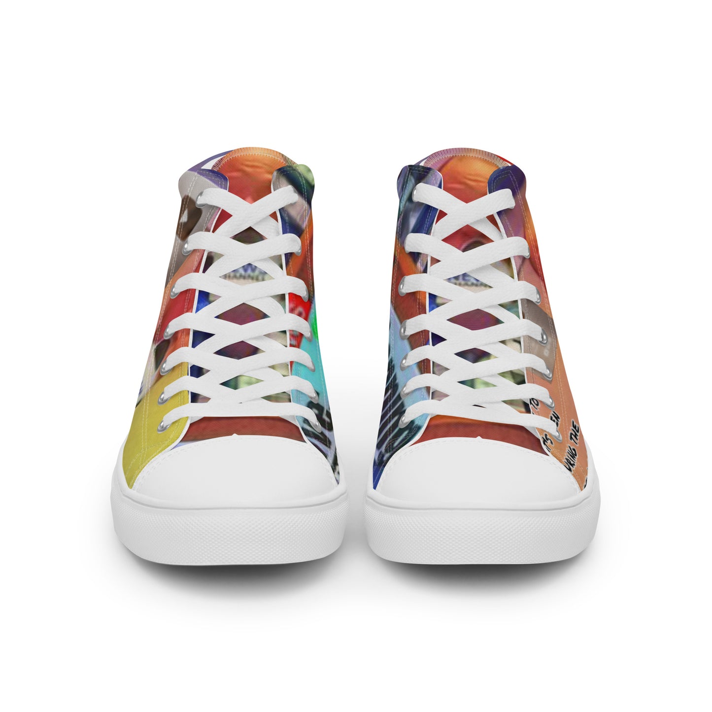 Capping Keith News Men’s high top canvas shoes