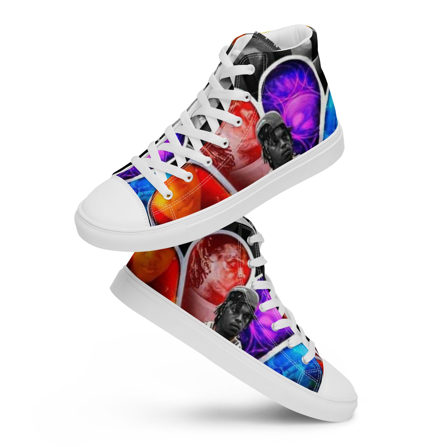 Kasino world 🌎 Men’s high top canvas shoes