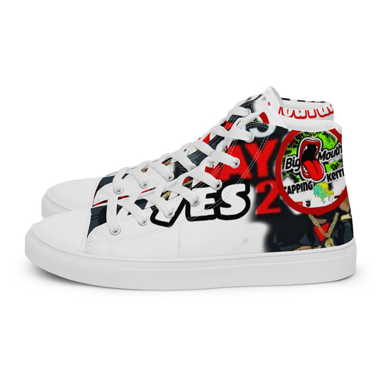 Men’s high top canvas shoes