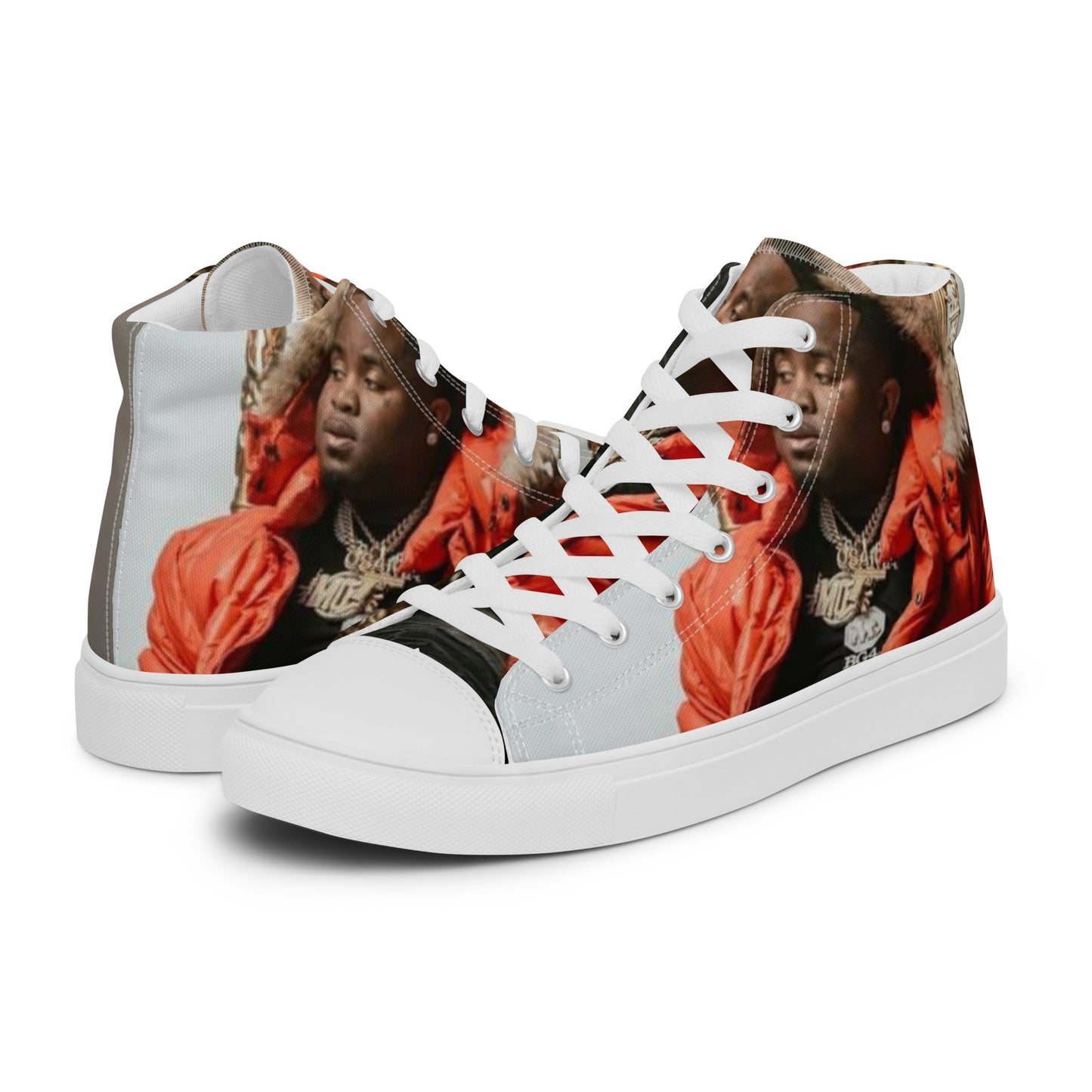 Mo3 king Men’s high top canvas shoes