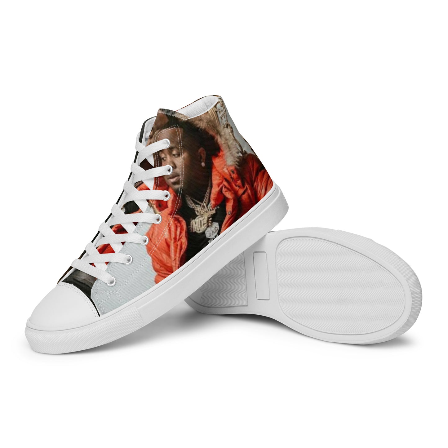 Mo3 king Men’s high top canvas shoes