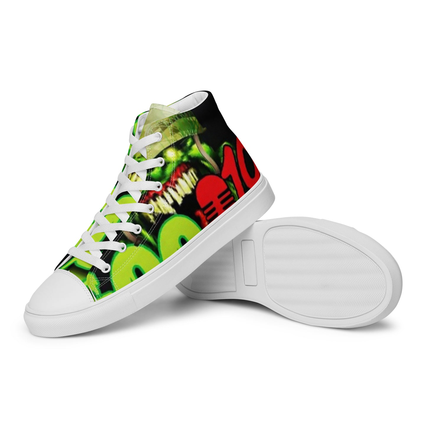 Goo Gang high top canvas shoes