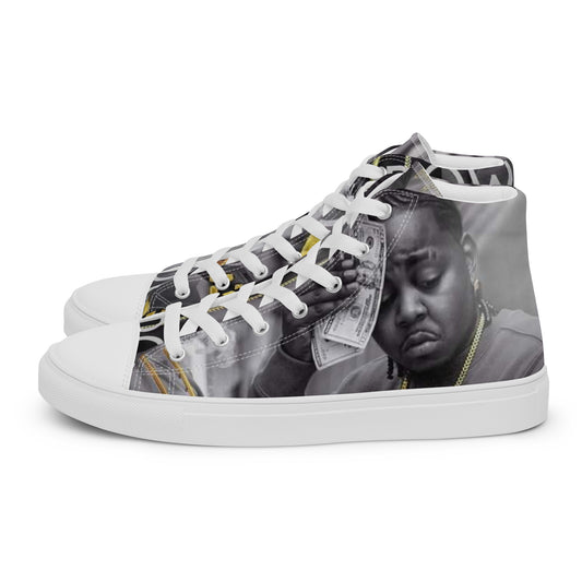 Young Row Men’s high top canvas shoes