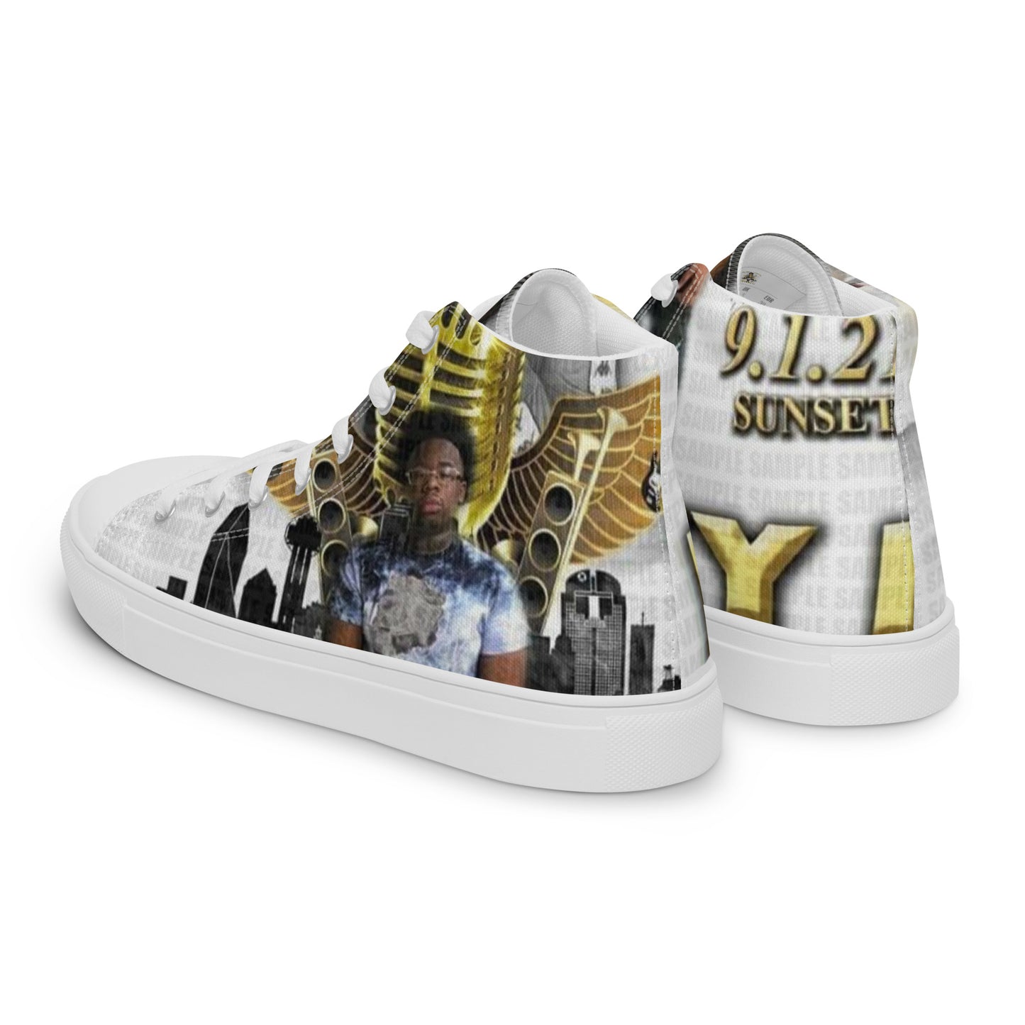 Ducky P high top canvas shoes