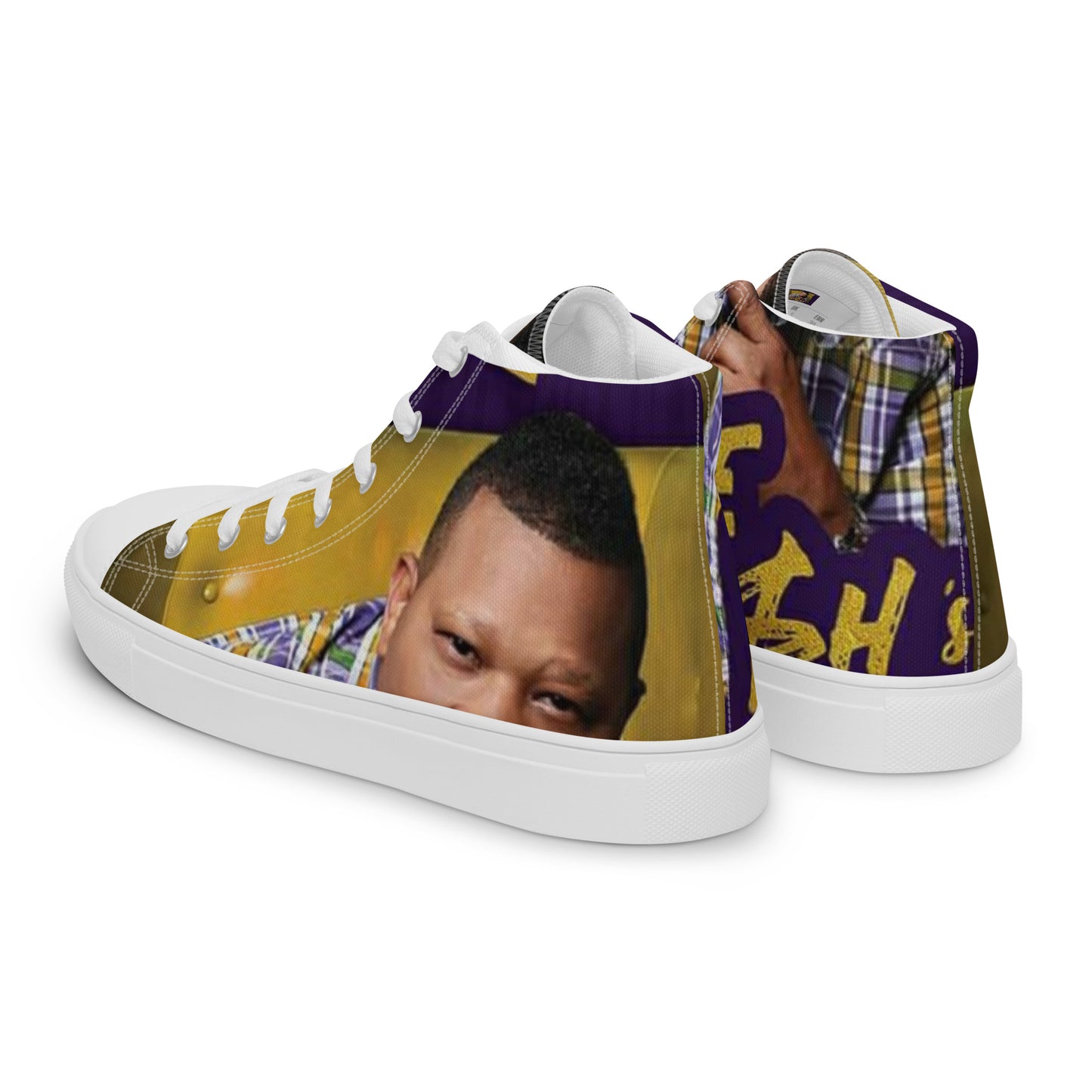 Fresh Men’s high top canvas shoes