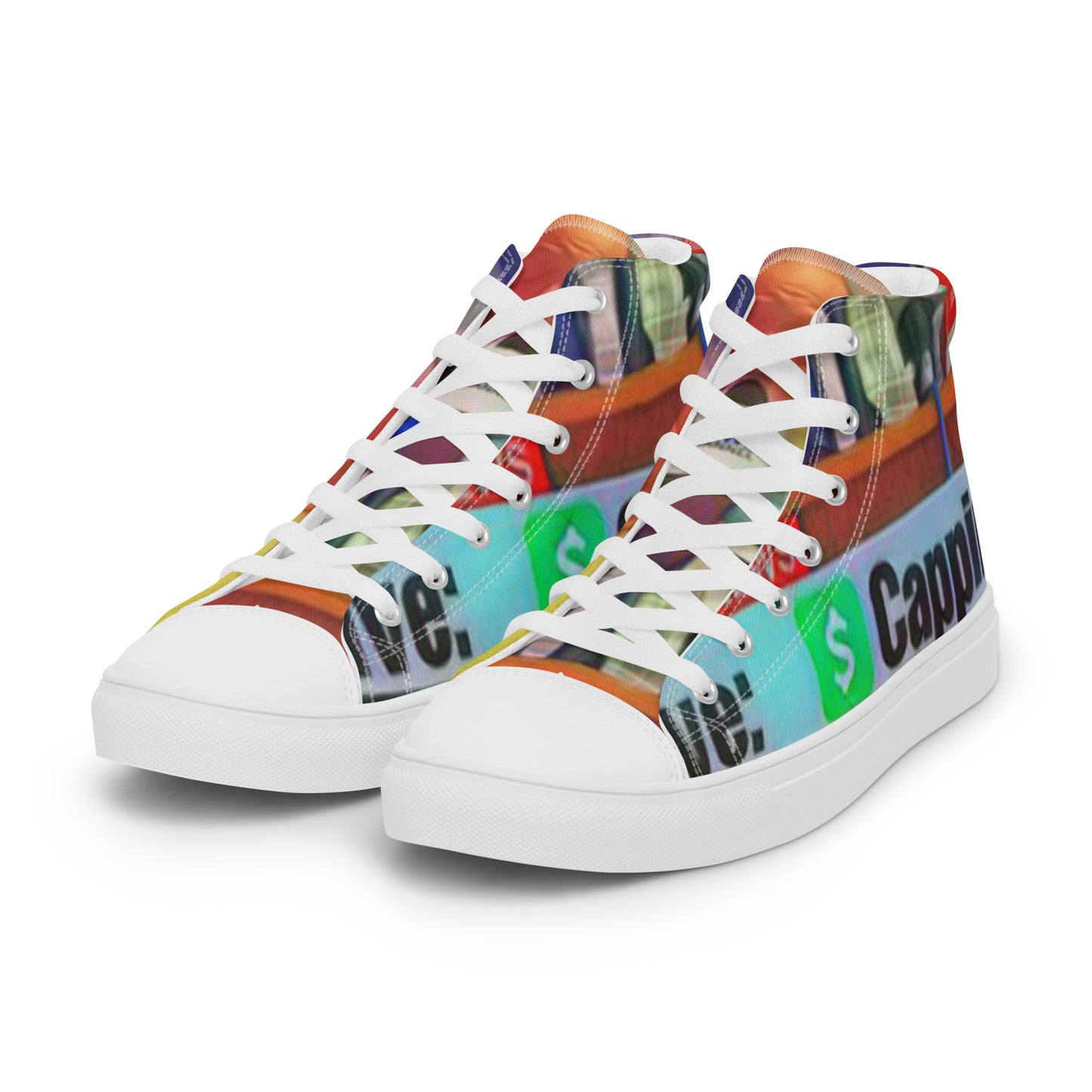 Capping Keith News Men’s high top canvas shoes