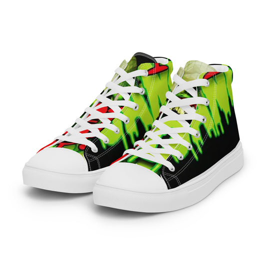 Goo Gang high top canvas shoes