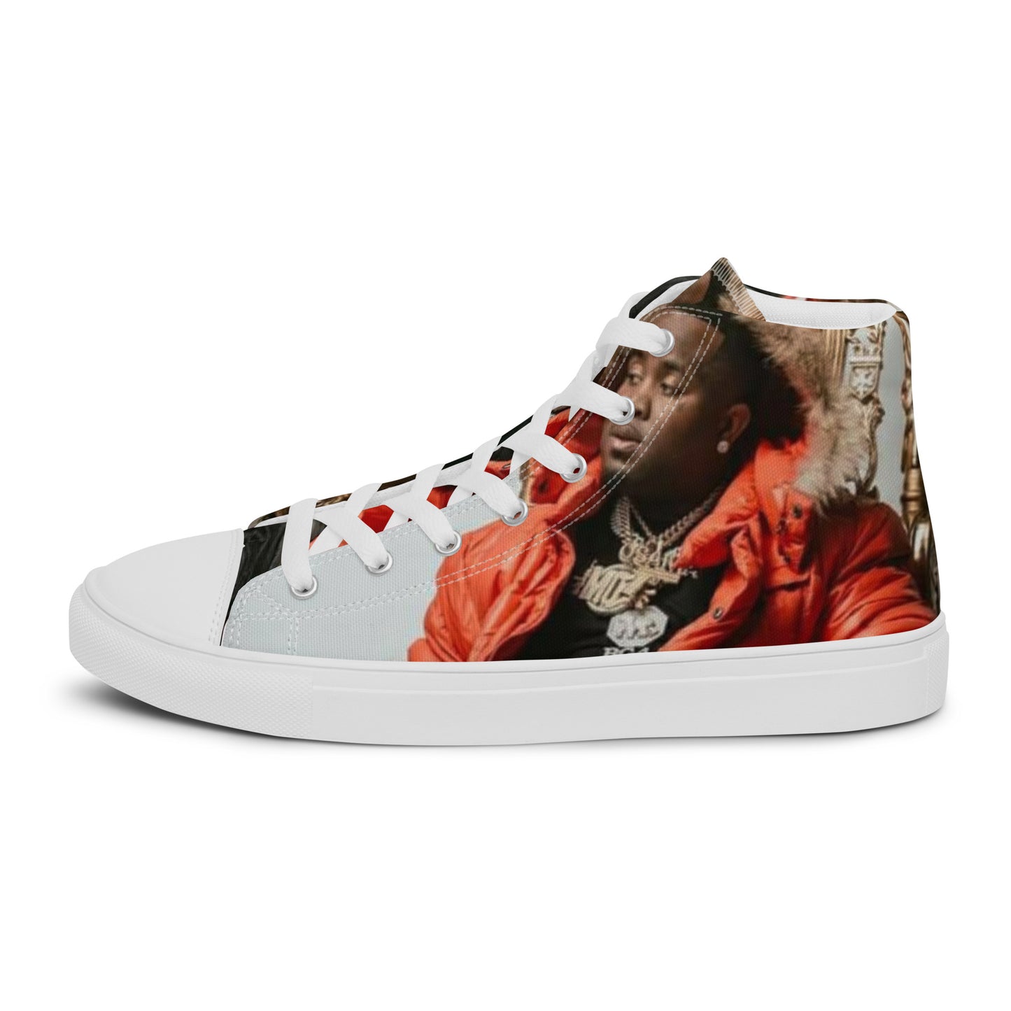 Mo3 king Men’s high top canvas shoes